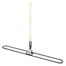 Boardwalk Clip-On Dust Mop Handle, Lacquered Wood, Swivel Head, 1" Dia. X 60In Long - BWK1490