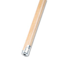 Boardwalk Lie-Flat Screw-In Mop Handle, Lacquered Wood, 1 1/8" Dia. X 60"L, Natural - BWK834