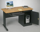 MooreCo Computer Workstation, 48x29x24 In, Black - 89843