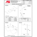 ASI 3801-36 (36 x 1.5) 1 1/2"O.D. Snap Flange, Straight Grab Bar, 36"