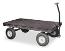 Rubbermaid Wagon Truck, 2000 lb. Load Capacity, Pneumatic Wheel Type, 12" Wheel Diameter - FG9T0600BLA