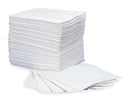 Oil-Dri 19" x 15" Light Absorbent Pad for Oil Only / Petroleum, White; PK200 - L90851