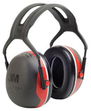 Peltor 28dB Over-the-Head Ear Muff, Black/Red; NRRb 28 dB. CSA Class AL. - X3A