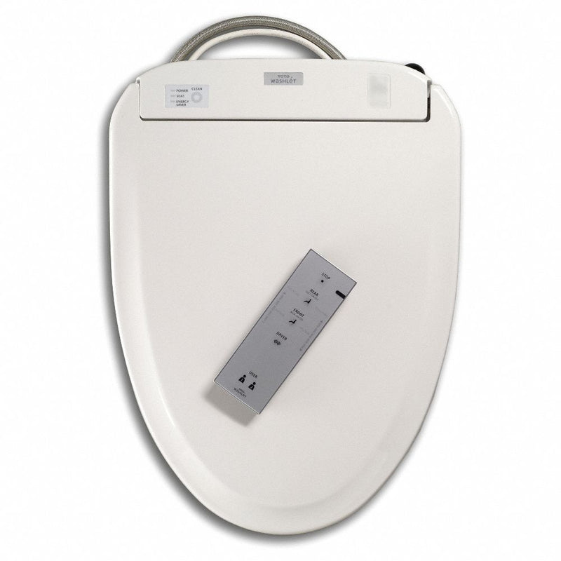 Toto Round, Bidet Toilet Seat Type, Closed Front Type, Includes Cover Yes, Beige, Lift-Off Hinge - SW583