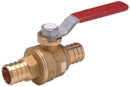 Zurn Brass PEX x PEX Ball Valve, Lever, 1" Pipe Size - QQBV55GX