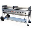 Crown Verity CV-MG-72 Mobile Griddle, 72"Propane
