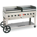 Crown Verity CV-MG-72NG Mobile Griddle, 72" Natural Gas