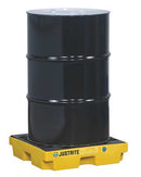 Justrite Accumulation Center, 1 Drum, Yellow - 28652