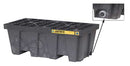 Justrite Spill Pallet, 2 Drum Drain, Black - 28625