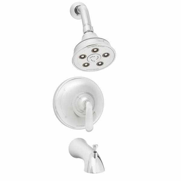Speakman SM-7030-P Caspian Collection Shower System with Valve and Diverter Tub Spout