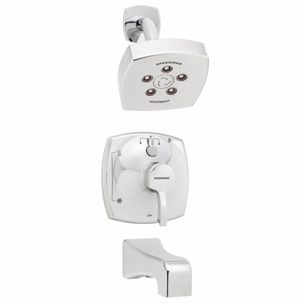 Speakman SM-11430-P Tiber Collection Shower System with Diverter Valve and Tub Spout
