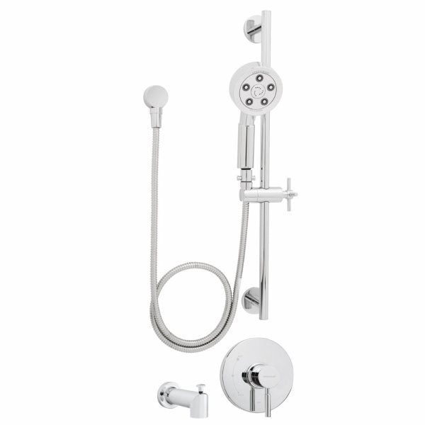 Speakman SM-1050-P Neo Collection Shower and Diverter Tub Package with ADA Hand Shower