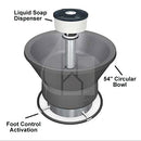 Bradley WF2808F-B-MMV-LSD, Washfountain, 54" Circular, Carbon