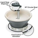 Bradley WF2808F-B-MMV-LSD, Washfountain, 54" Circular, Sandbox