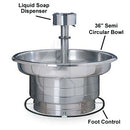 Bradley Stainless Steel WF2705F-A-MMV-LSD Washfountain, 36" Circular