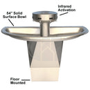 Bradley SN2024 Sentry Washfountain, 54", Semi-Circular, IR Activated, A Drain