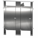 Bradley Toilet Partition, 2 Between Wall Compartments, Stainless Steel, 72"W x 61 1/4"D - BW23660