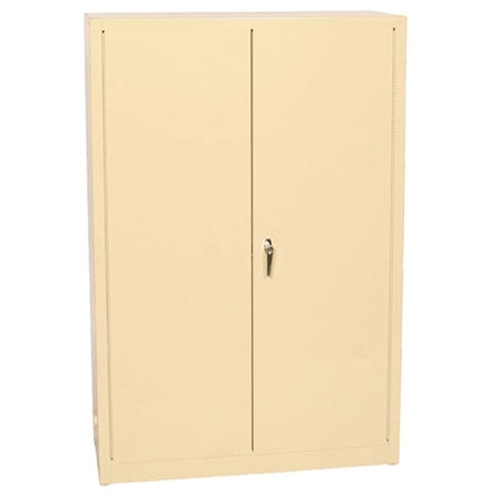 Eagle 45 Gal. Office Supply Standard Safety Storage Cabinet w/ Beige Office Supply-2-Doors Manual, 4 Painted Shelves,  Model: 1947-4BE