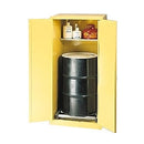Eagle 55 Gal. Vertical Drum Safety Storage Cabinet, w/ Two Door Manual 1-Vertical Drum, 1-shelf, Model: HAZ1926