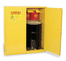 Eagle 110 Gal. 2-Vertical Drum Safety Storage Cabinet w/ Two Door Manual - 2 Vertical Drum, Model: 1955
