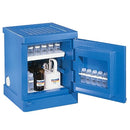 Eagle 4 Gal. Acid & Corrosive Poly Benchtop Safety Storage Cabinet w/ Non-Metallic Poly, Blue, Single Door, Model: CRA-P04