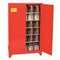 Eagle 40 Gal. Paint & Ink Tower Safety Storage Cabinet w/ Two Door Manual Close Three Shelves, Model: PI-32LEGS
