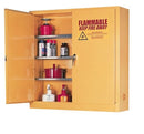 Eagle 24 Gal. Flammable Liquid Wall-Mount Safety Storage Cabinet w/ Two Door Self-Closing Three Shelves, Model: 1975