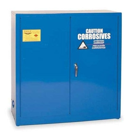 Eagle 30 Gal. Acid & Corrosive Standard Safety Storage Cabinet w/ Two Door Self-Closing One Shelf,  Model: CRA-3010