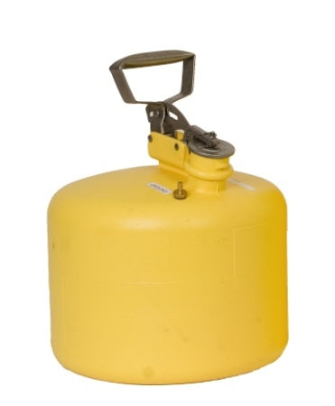 Eagle Type I Safety Cans, 3 Gal. Polyethylene - Yellow, Model 1533