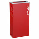 Ex-Cell Kaiser Kaleidoscope Collection XL Rectangular 17-gal recycling receptacle - RC-KD17-TRBX