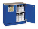 Justrite Cabinet, Blue Nonmetallic Acid, 100 Liters - 24140