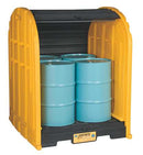 Justrite Drum Storage Unit, 4 Drum - 28676