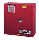 Justrite Storage Cabinets, Combustibles, Self Close - 893031