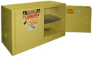 Securall WMA118 18 Gal. Self-Latch Standard 2-Door for Wall-Mounted Cabinet for Storing Flammables