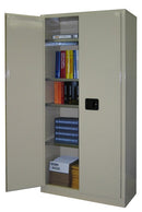 Securall SS172 Self-Latch Standard 2-Door for Industrial Singewall Cabinet for Storing General Office Supplies