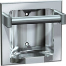 ASI 7410-S, Soap Dish w/Bar, Recessed, Satin