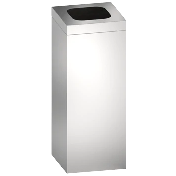 ASI 0813, Waste Receptacle (19 gal.), Free Standing, 30" Height (No Top)