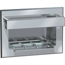 ASI 0398-D Soap Dish w/ Bar - Stainless Steel, Dry Wall (ASI 39 Dry Wall Clamp Not Included - Please Order Separately as Needed)