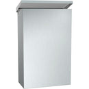 ASI 0852-SH, Sanitary Napkin Disposal w/Shelf, Surface Mounted