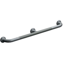 ASI 3702-48P, 1 1/4" (48 x 1.25) O.D. Snap Flange, Straight Grab Bar w/ Intermediate Support- 48" Peened