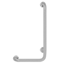 ASI 3804-RP, 1 1/2" (32 x 16 x 1.5) O.D. Snap Flange, 90° Angle Grab Bar, 16" x 32", Right, Peened