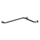 ASI 3550-P, 1 1/2" (36 x 24 x 1.5) O.D. Exposed Mounted, Horizontal Grab Bar, 24" x 36" Peened