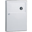 Bobrick B-354 Sanitary Napkin Disposal, Partition-Mount, Stainless