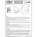 Bobrick B-2888 Toilet Tissue Dispenser, Multi-Roll, Stainless Steel