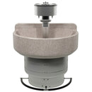 Bradley WF2603-A-STD-F-TMA-LSD Washfountain, Terrazzo, Semi-Circular 36", A Drain