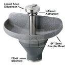 Bradley TDB3104-A-IR-TMA-LSD Terreon Washfountain, 54" Semi-Circular