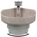 Bradley WF2613-A-STD-F-TMA-LSD Washfountain, Terrazzo, Corner 54", A Drain