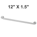 Bradley 8120-001120 (12 x 1.5) Straight Stainless Steel Restroom Grab Bar 12x1.5"