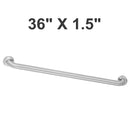 Bradley 8120-001360 (36 x 1.5) Heavy Duty Stainless Steel Standard Grab Bar , 36x1.5"