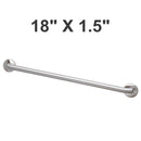 Bradley 8122-001180 (18 x 1.5) Safety Grip Grab Bar
